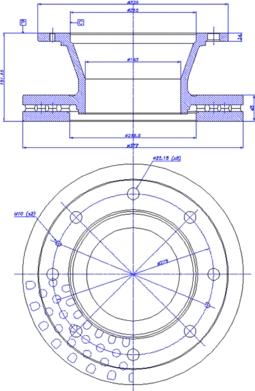 CAR 150.085 - Гальмівний диск autozip.com.ua