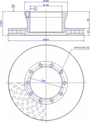 CAR 150.200 - Гальмівний диск autozip.com.ua