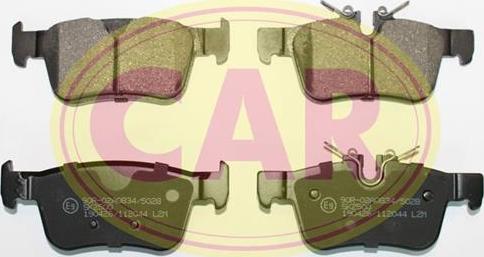 CAR PNT4402 - Гальмівні колодки, дискові гальма autozip.com.ua