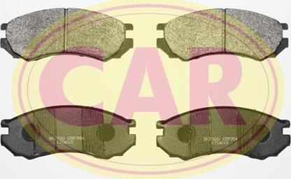 CAR PNT453 - Гальмівні колодки, дискові гальма autozip.com.ua