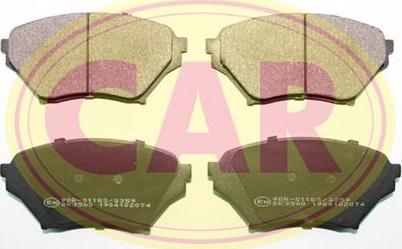 CAR PNT4702 - Гальмівні колодки, дискові гальма autozip.com.ua