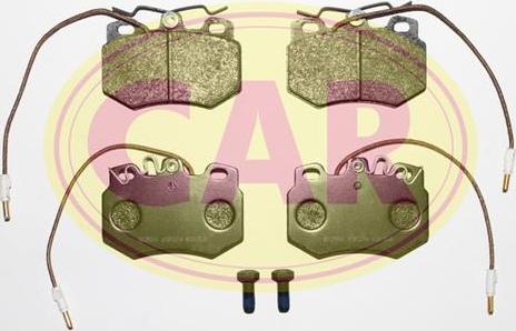 CAR PNT472 - Гальмівні колодки, дискові гальма autozip.com.ua