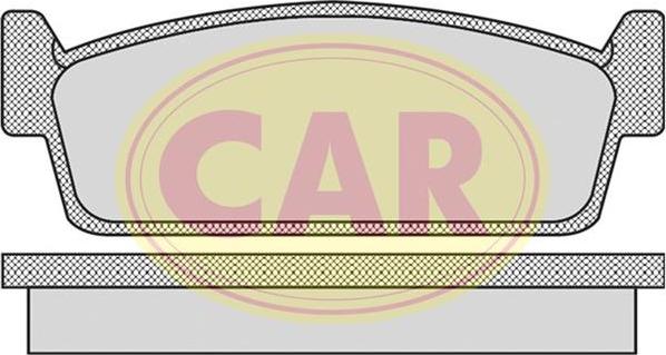 CAR PNT529 - Гальмівні колодки, дискові гальма autozip.com.ua