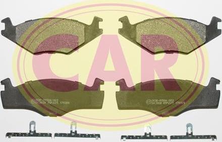 CAR PNT522 - Гальмівні колодки, дискові гальма autozip.com.ua