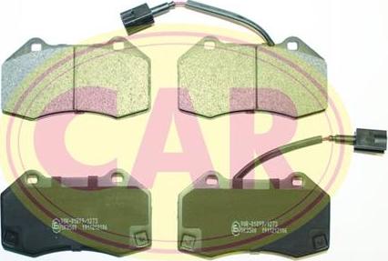 CAR PNT6012 - Гальмівні колодки, дискові гальма autozip.com.ua