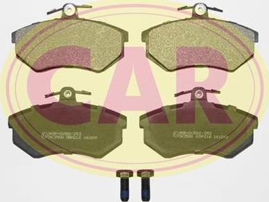 CAR PNT612 - Гальмівні колодки, дискові гальма autozip.com.ua