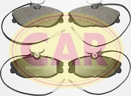 CAR PNT026 - Гальмівні колодки, дискові гальма autozip.com.ua