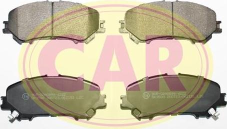 CAR PNT1512 - Гальмівні колодки, дискові гальма autozip.com.ua