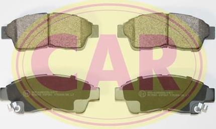CAR PNT165 - Гальмівні колодки, дискові гальма autozip.com.ua