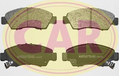 CAR PNT855 - Гальмівні колодки, дискові гальма autozip.com.ua