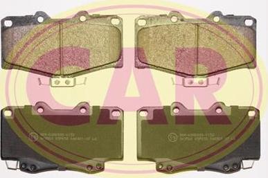 CAR PNT850 - Гальмівні колодки, дискові гальма autozip.com.ua