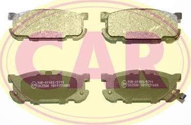 CAR PNT8841 - Гальмівні колодки, дискові гальма autozip.com.ua