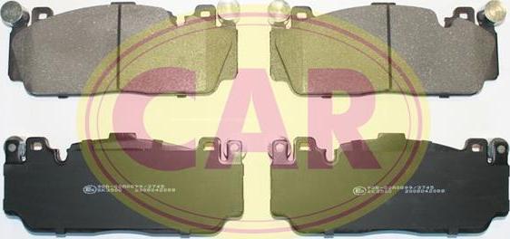 CAR PNT8802 - Гальмівні колодки, дискові гальма autozip.com.ua
