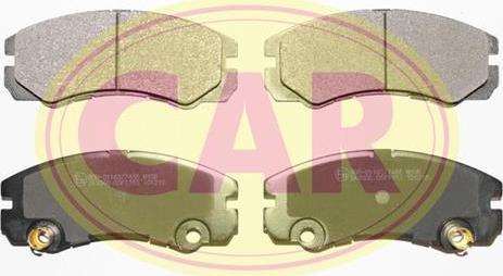 CAR PNT3531 - Гальмівні колодки, дискові гальма autozip.com.ua