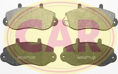 CAR PNT366 - Гальмівні колодки, дискові гальма autozip.com.ua