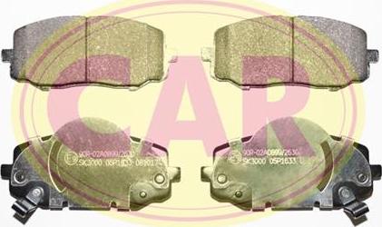 CAR PNT3361 - Гальмівні колодки, дискові гальма autozip.com.ua