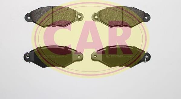 CAR PNT266 - Гальмівні колодки, дискові гальма autozip.com.ua