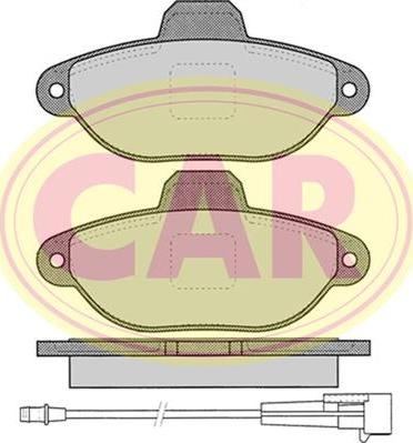 CAR PNT2621 - Гальмівні колодки, дискові гальма autozip.com.ua