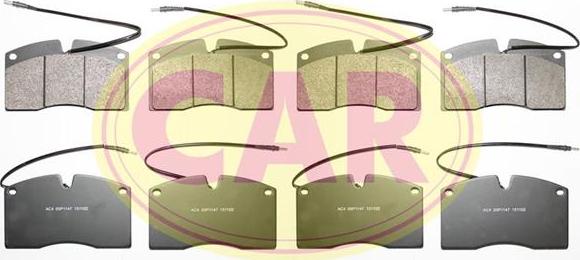 CAR PNT7411 - Гальмівні колодки, дискові гальма autozip.com.ua