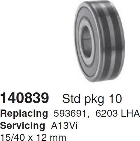 HC-Cargo 140839 - Підшипник autozip.com.ua