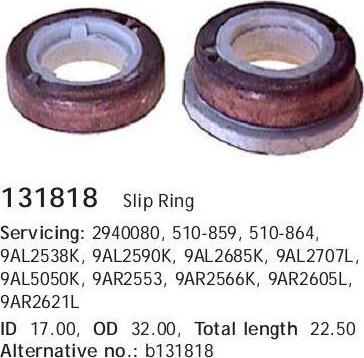 HC-Cargo 131818 - Контактна кільце, генератор autozip.com.ua