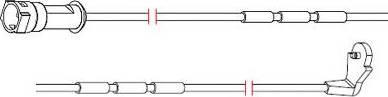 Carrab Brake Parts 8127 - Сигналізатор, знос гальмівних колодок autozip.com.ua