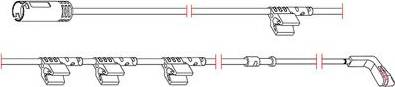 Carrab Brake Parts 8267 - Сигналізатор, знос гальмівних колодок autozip.com.ua