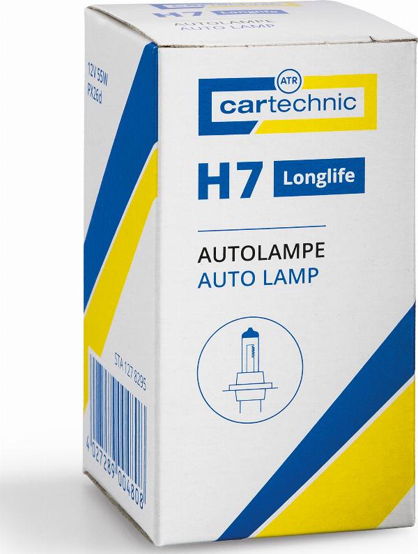 Cartechnic 40 27289 00480 8 - Лампа розжарювання, фара дальнього світла autozip.com.ua