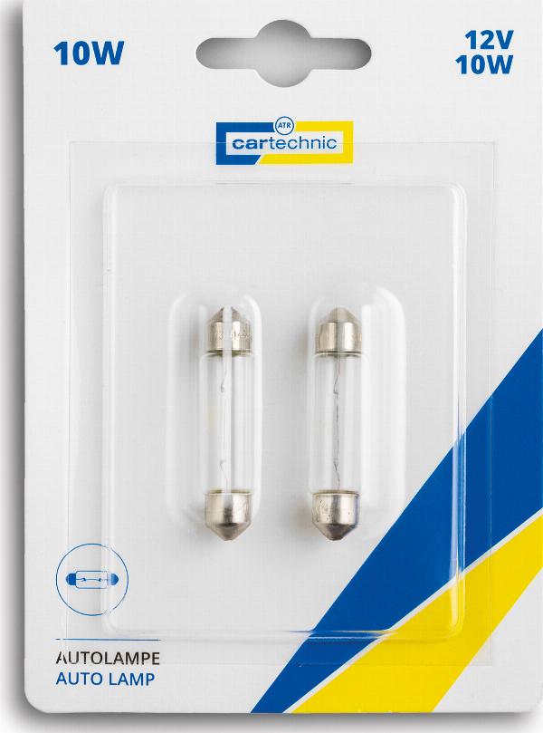 Cartechnic 40 27289 00594 2 - Лампа розжарювання, ліхтар освітлення номерного знака autozip.com.ua