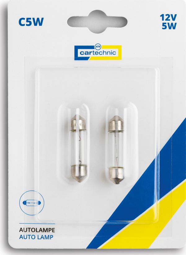 Cartechnic 40 27289 00593 5 - Лампа розжарювання, ліхтар освітлення номерного знака autozip.com.ua