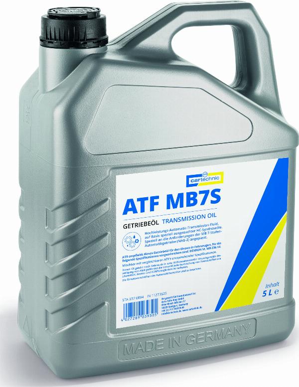 Cartechnic 40 27289 03930 5 - Трансмісійне масло autozip.com.ua