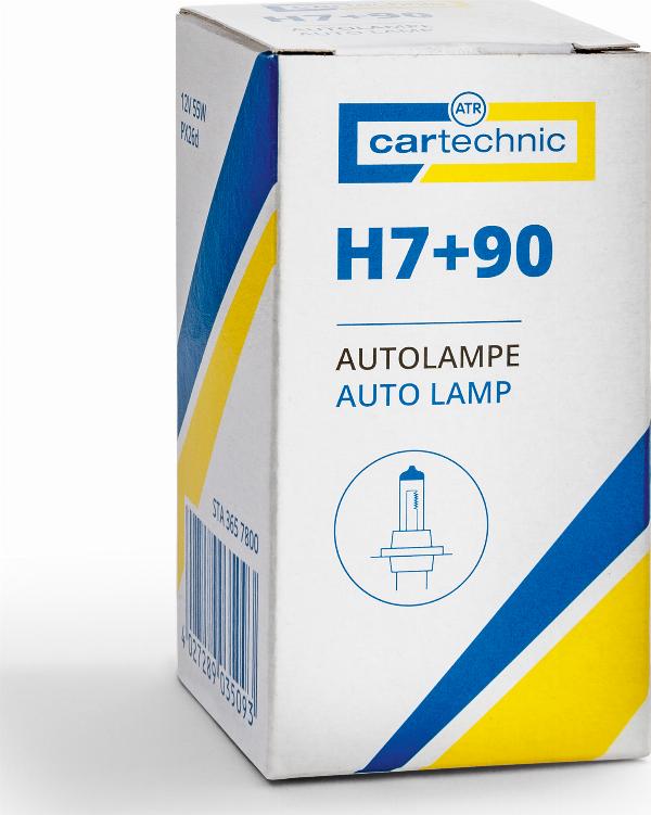 Cartechnic 40 27289 03509 3 - Лампа розжарювання, фара дальнього світла autozip.com.ua