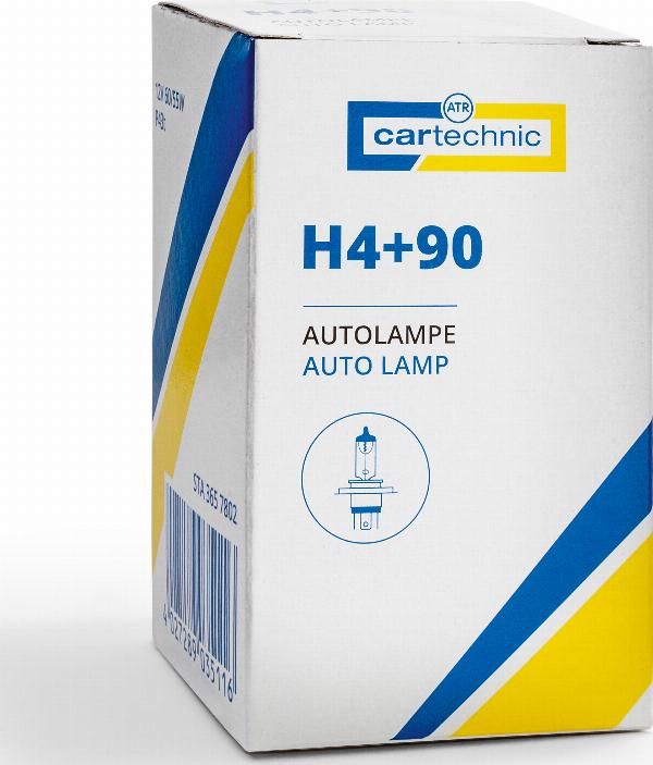 Cartechnic 40 27289 03511 6 - Лампа розжарювання, фара дальнього світла autozip.com.ua