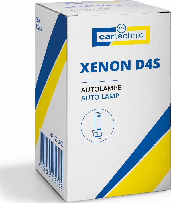 Cartechnic 40 27289 02908 5 - Лампа розжарювання, фара дальнього світла autozip.com.ua