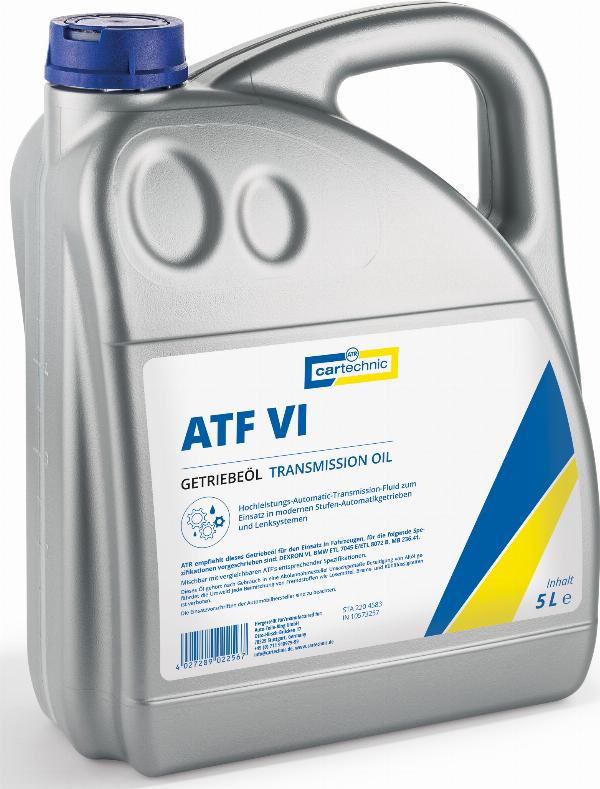 Cartechnic 40 27289 02256 7 - Масло автоматичної коробки передач autozip.com.ua