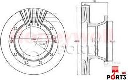 Orex 845011 - Гальмівний диск autozip.com.ua