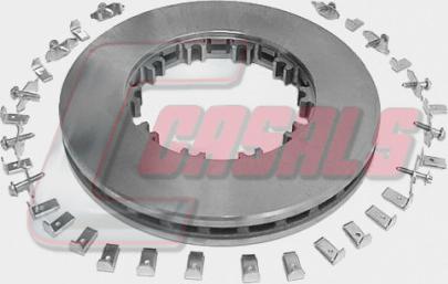 Casals 55350-K - Гальмівний диск autozip.com.ua