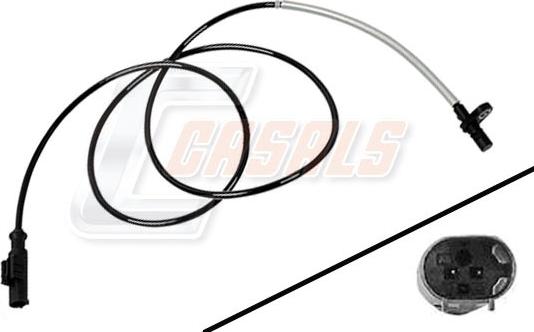 Casals 50536 - Датчик ABS, частота обертання колеса autozip.com.ua