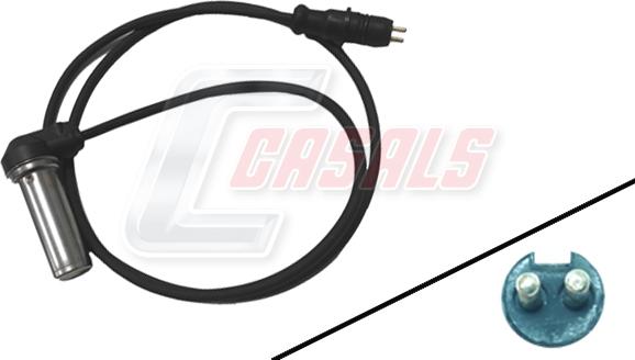 Casals 50348 - Датчик ABS, частота обертання колеса autozip.com.ua