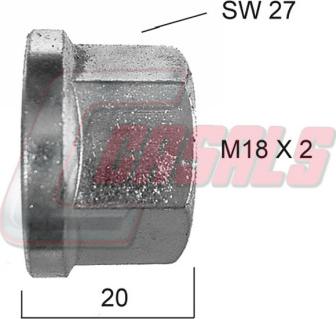 Casals 21152 - Гайка кріплення колеса autozip.com.ua