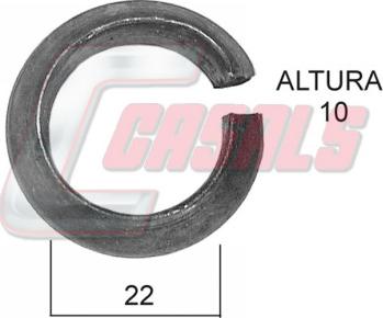 Casals 21163 - Расширительное колесо, обід autozip.com.ua