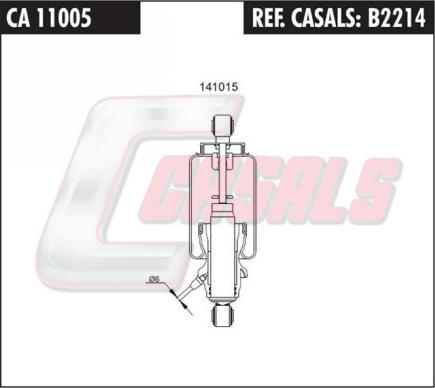 Casals B2214 - Гаситель, кріплення кабіни autozip.com.ua