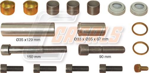 Casals MD431 - Ремкомплект, гальмівний супорт autozip.com.ua