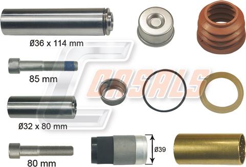 Casals MD421 - Ремкомплект, гальмівний супорт autozip.com.ua