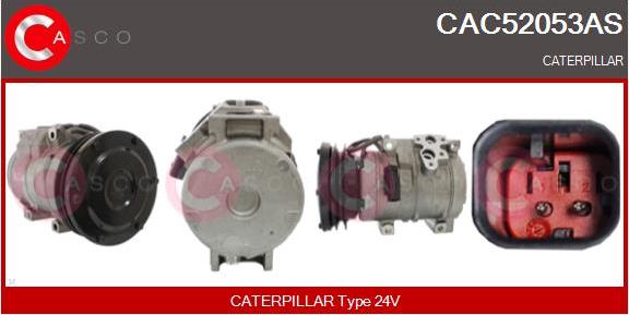 Casco CAC52053AS - Компресор, кондиціонер autozip.com.ua
