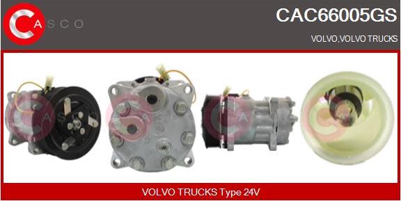 Casco CAC66005GS - Компресор, кондиціонер autozip.com.ua