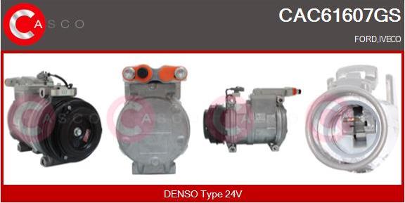 Casco CAC61607GS - Компресор, кондиціонер autozip.com.ua