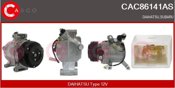 Casco CAC86141AS - Компресор, кондиціонер autozip.com.ua
