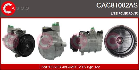 Casco CAC81002AS - Компресор, кондиціонер autozip.com.ua
