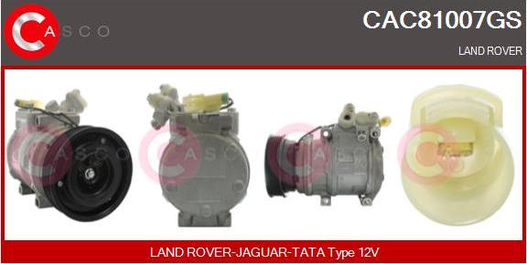 Casco CAC81007GS - Компресор, кондиціонер autozip.com.ua